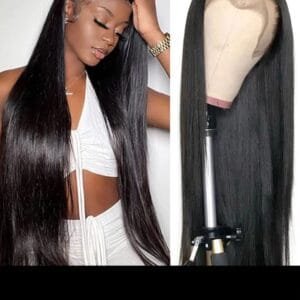 30" straight wig,100% human hair, 180% density  13x6 lace