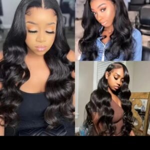 100% Human hair bodywave wig, 24" 13x4 lace $280, 250% density, Precut lace.